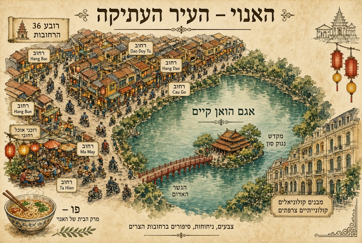 האנוי — 30/8–2/9 · 3 לילות